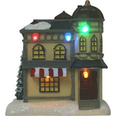 PMS Miniature Light Up Shop 12.5Cm Christmas Tree Ornament