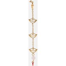 LULU Copenhagen Topping Long Secrets Gold-Plated Single Earring