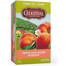 Celestial Seasonings country peach passion, herbal tea, caffeine free, 20...