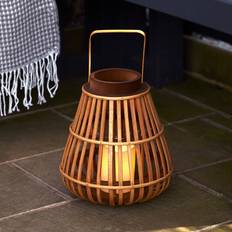 Lights4fun Bamboo Warm Lantern