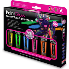 PaintGlow Neon UV ansigts- og kropsmaling sæt