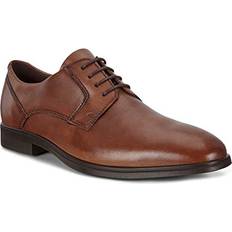 Ecco 13.5 Derby ecco Queenstown Plain-toe Derby Men's Shoe Leather Amber