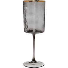 Classic Touch Smoked Square Shaped Drinking Glass 6