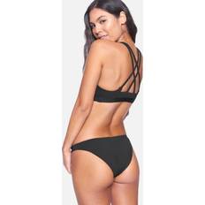 Hurley womens Bikini Bottoms, Black