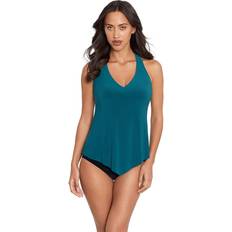 Magicsuit Solid Taylor Underwire Tankini Top Palm Green