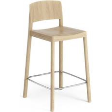 Swedese Grace Lacquered Oak Bar Stool 87cm