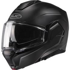 X-large Motorcycle Helmets HJC Solid Helmet, black, 2XL, black