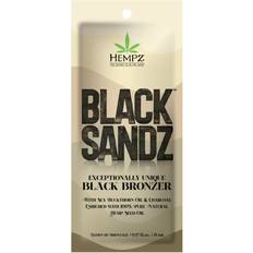 Hempz black sandz exceptionally unique black bronzer sunbed tanning lotion cream