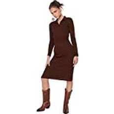 Trendyol Collection Women's Midi Casual/casual Slim Dress