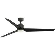 Fanimation TriAire Custom 72-in Dark Bronze Color-changing Propeller Light