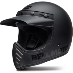 Bell Motorcycle Helmets Bell Moto-3 Classic Solid Blackout Face Helmet Black