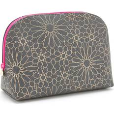 Victoria Green 'Esther' Large Makeup Bag in Mandala Charcoal Grey One Size