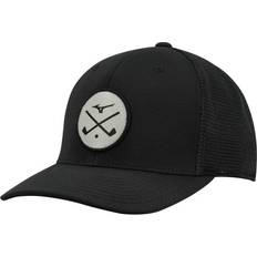 Mizuno Men - Sportswear Garment Accessories Mizuno Crossed Clubs Meshback Cap Black