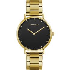 Caravelle min/ Max Watch, Steel, Gold-Tone Model: 44A112