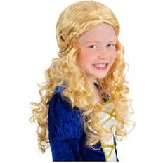 Cheap Long Wigs Smiffys Medieval princess wig, blonde