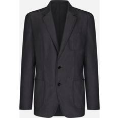 Wool Jackets Dolce & Gabbana Virgin wool Portofino-fit jacket very_dark_blue_2