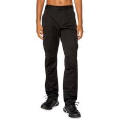 Diesel Black - Men Trousers Diesel Mens 9XX P-Argym Slip-pocket Straight-leg Regular-fit Cotton Trousers