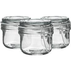 White Kitchen Containers Argon Tableware Clip Top Lid Kitchen Container