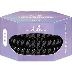 Black Hair Ties invisibobble Slim Premium True Black Hair Scrunchies