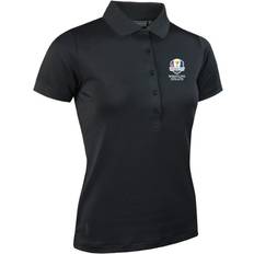 Glenmuir Ladies Performance Pique Golf Polo Shirt Black