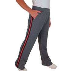 Grey Jumpsuits & Overalls Paulo Due Soft Touch Sport Stripe Joggers Mid Grey 18-20