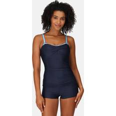 Regatta Damen Aceana Tankini II Einteiliger Badeanzug, NVY/Elysmblu