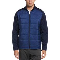 PGA tour Men's Ultra Sonic Full-Zip Jacket Peacoat