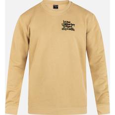Hurley Mens Baja Crew Neck Sweatshirt Yellow