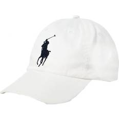 Polo Ralph Lauren White Caps Polo Ralph Lauren Men's Big Cap, White, One