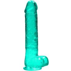 RealRock 9 zoll 22 cm realistic dildo mit hoden realistisch tpe unisex Grün