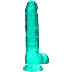 RealRock 8 zoll 19 cm realistic dildo mit hoden realistisch tpe unisex Grün