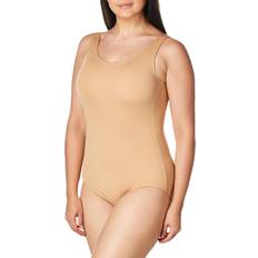 Capezio Women's Tank Leotard,Light Suntan,Large