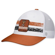 Top of the World Men's White/Burnt Orange Texas Longhorns Retro Fade Snapback Hat