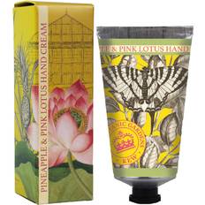 The English Soap Company Kew gardens pineapple & pink lotus scented butter hand moisturising cream 75ml
