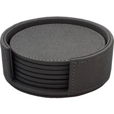 Mojoo Sting Coaster, set 6 Black Glasbrik