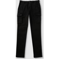 Replay Men - W32 Trousers Replay Mens Jaan Cargo Hyperflex X-Lite Trousers In Black