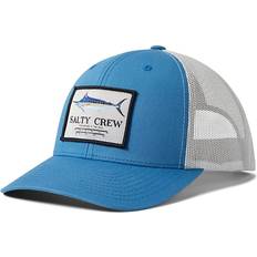 Salty Crew Men's Blue/Silver Marlin Mount Retro Trucker Snapback Hat