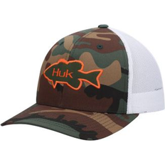 Huk Men's Camo Bass Trucker Snapback Hat