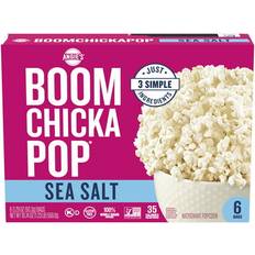 Angie's BoomChickaPop Gluten Free Microwave Popcorn Sea Salt 6