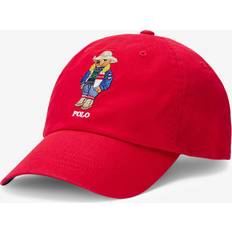 Polo Ralph Lauren Red Headgear Polo Ralph Lauren Mens Twill Bear Baseball Cap red