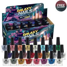 Branded glitter nail polish set 24 distinctive shades black uk