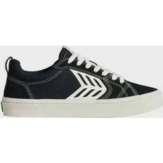 Cariuma Pro Skate Shoes Black Contrast Ivory Black/White