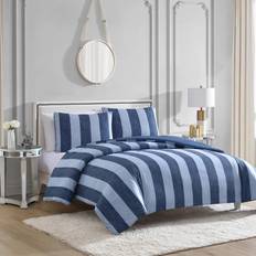 Juicy Couture Denim Stripe Stripe Duvet Cover Blue