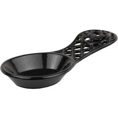 Home Basics Black Cast Iron Rooster Spoon Rest