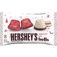 Hershey's Peppermint Bark Bells Candy, Christmas, Bag