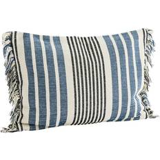 Madam Stoltz Striped Cushion Cover White