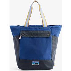 Patagonia Fabric Tote Bags Patagonia Cobalt Blue 50th Anniversary Brand-patch Waxed-canvas Tote bag