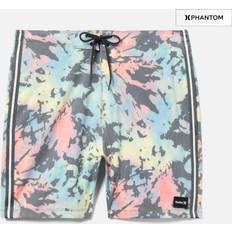 Men - Yellow Swimming Trunks Hurley Naturals Sessions 16" Boardshorts Yellow Post