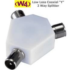 W4 2 Way Coax Splitter