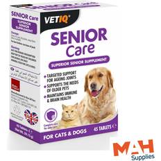 Vetiq Mark & chappell senior care for dogs & cats 45 tablets joints immune brain